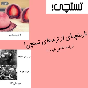 عکس تاریخچه‌ای از ترند‌های تستچی!