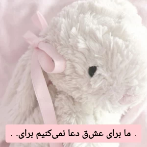 عکس ما برای عش‌ق دعا نمیکنیم برای...