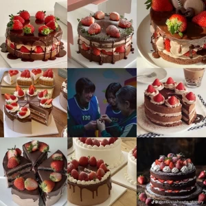 عکس کیک شکلاتی