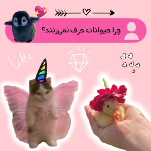 عکس چرا حیوانات حرف نمی‌زنند؟