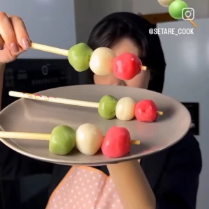 عکس طرز تهیه دانگو🍡🍡