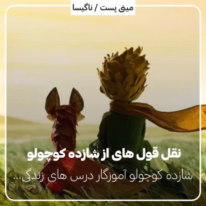 جملاتی آموزنده از شازده کوچولو